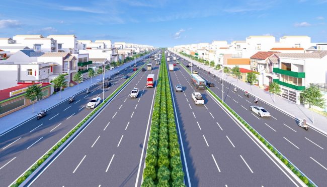 Phối cảnh dự án Đại lộ Nguyễn Hữu Cảnh (Hương lộ 2) đoạn từ Quốc lộ 51 đến cao tốc TP.HCM – Long Thành – Dầu Giây